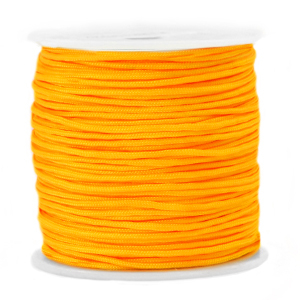 Macramé draad 1.5mm saffron yellow, 3 meter